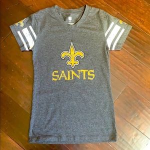 Kids NFL Saints Graphic Tee Size L-14